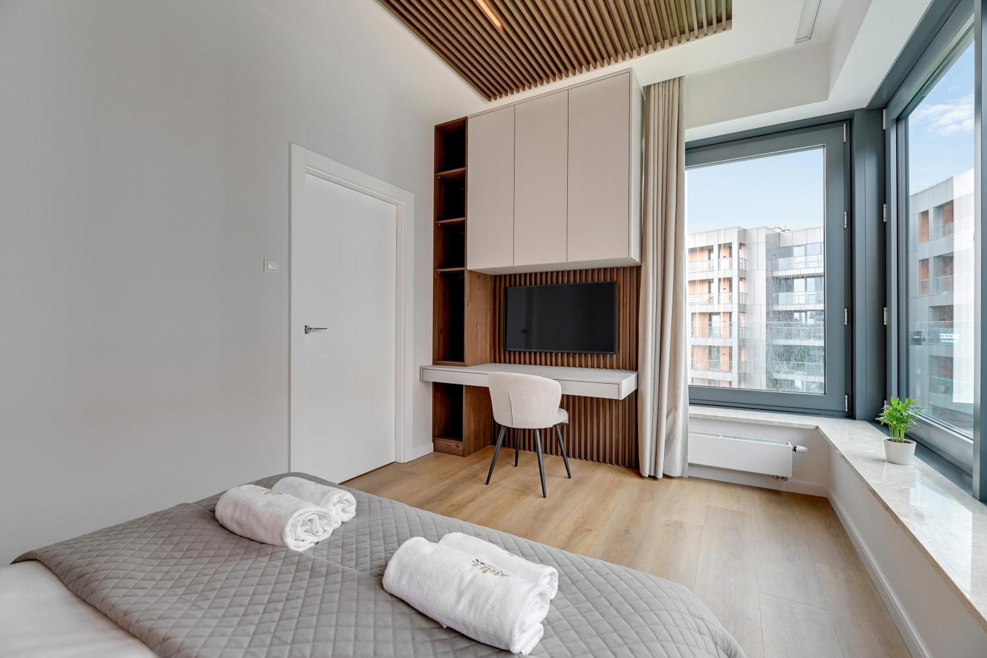 Brabank Riverside - Sauna, Business & Gym By Downtown Apartments 그단스크 객실 사진