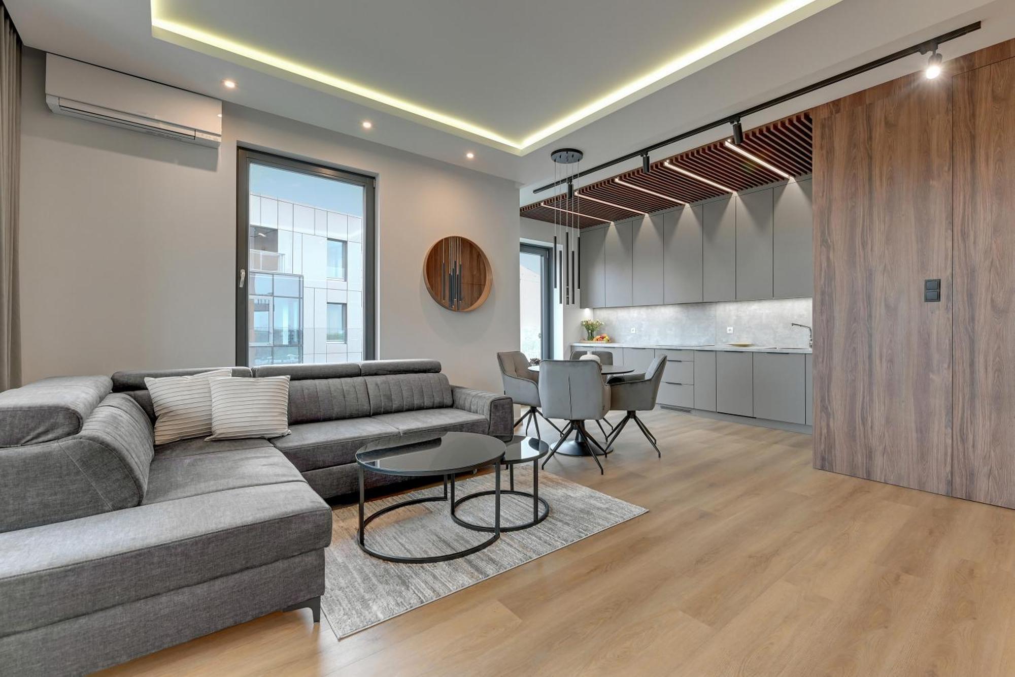 Brabank Riverside - Sauna, Business & Gym By Downtown Apartments 그단스크 객실 사진