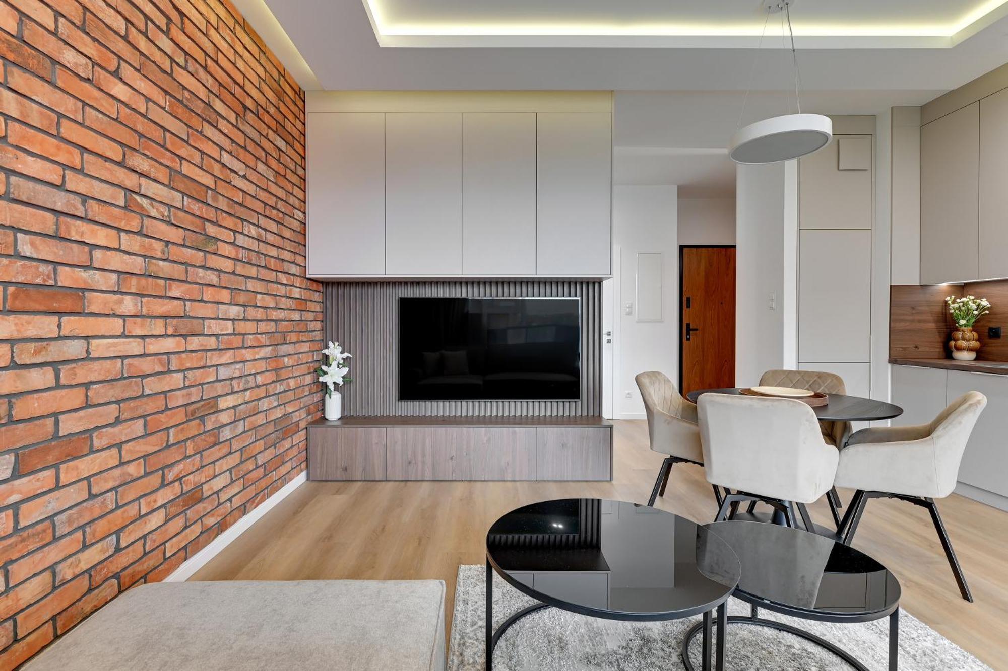 Brabank Riverside - Sauna, Business & Gym By Downtown Apartments 그단스크 객실 사진