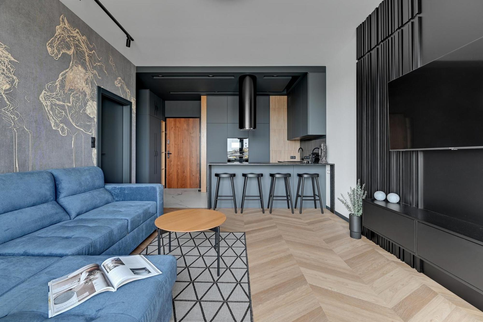 Brabank Riverside - Sauna, Business & Gym By Downtown Apartments 그단스크 객실 사진